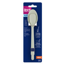 LOVI 35/585_gre Set First Spoon and Table Spoon Pistachio