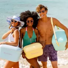 Polarbox Cool Box Retro Cooler Art.255941 Turquoise Camping Refrigerator 12L
