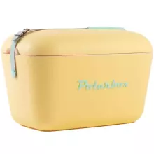 Polarbox Cool Box Retro Cooler Art.255943 Pop Yellow Camping refrigerator 20L