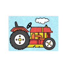 RC Creative Sand Set, Tiger and Tractor