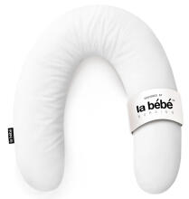 La Bebe™ Rich Maternity Pillow Art.255993 White Nursing Pillow 30x104 cm