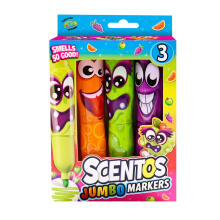 SCENTOS ST 10498 Scented Markers - Funny Faces 3 pcs