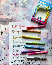 SCENTOS ST 40695 Scented Markers - Metallic 8 pcs