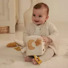 Little Dutch Soft Activity Cube Natural Newborn Art.8409