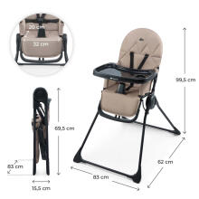 KINDERKRAFT High Chair BINCI beige