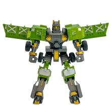 WOOPIE 3-in-1 Set Transforming Robot Combat Vehicle and Dart Launcher Green