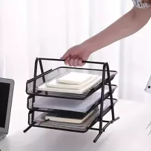 Organizer Box Made Of Golden Metal Art.76091  Mail tray