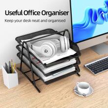 Organizer Box Made Of Golden Metal Art.76091  Mail tray