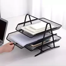Organizer Box Made Of Golden Metal Art.76091  Mail tray