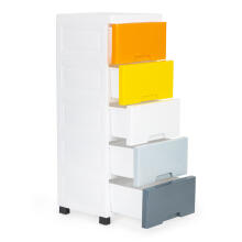 Cabinet organizer with 5 pull-out drawers