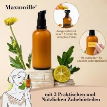 Empty Glass Bottles Brown with Sticker Funnel Art.256884  Amber Glass Lotion Bottles with Pump Dispenser,100ml,1 psc