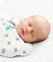 Love To Dream Swaddle Up Bambusa S Art.LTD-L1001324WHTS Rainbow  Cotton swaddle-sleeping bag for comfortable sleep, swaddling S size.