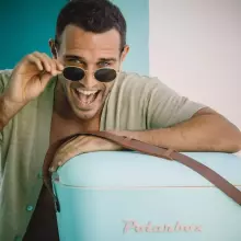 Polarbox Cool Box Retro Cooler Art.256938 Pink Camping Refrigerator 12L