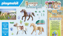 PLAYMOBIL WORLD OF HORSES Trīs zirgi ar segliem 71356