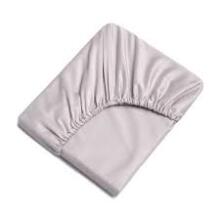 La Bebe™ Satin 89x38X5cm Art.760325 Grey fitted baby sheet