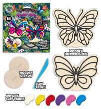 Splat Planet Creative Modeling Clay Set with Wooden Butterflies