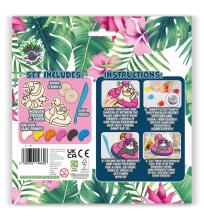 Splat Planet Creative Modeling Clay Set with Wooden Tropical Animals