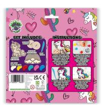 Splat Planet Creative Modeling Clay Set with Wooden Unicorns