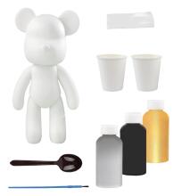 Splat Planet Creative Set Marble Bear, Metallic