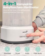 Grownsy Baby Sterilizer 4 in 1 Art.257146 GROWNSY Baby Bottle Sterilizer, Bottle Sterilizer/Bottle Dryer/Quick Dry/Baby Supplies Sterilizer 4-in-1
