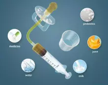 Baby Liquid Medicine Feeder Nipple Art.257190 Teat dispenser for taking medicines and first feeding