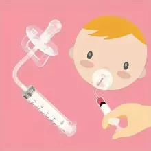 Baby Liquid Medicine Feeder Nipple Art.257190 Teat dispenser for taking medicines and first feeding