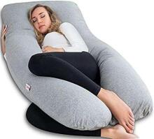 La Bebe™ Cushy Maternity Pillow Art.91911 Beige caramel 155x80cm