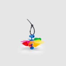 Multi-coloured windmill for handlebar