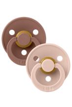 Bibs Studio Colour Round Art.257316 Woodhuck Pacifier, 100% natural  18+  (2pcs)