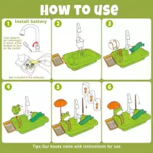 Play Sink Toy Art.257368 Green