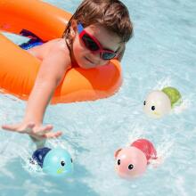 Woopie Floating Wind-Up Turtle Toy for Bathing Pink