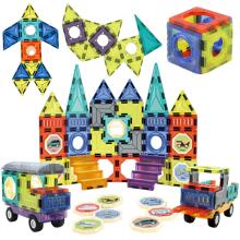 WOOPIE Magnetic 3D Building Blocks Set Castle Vehicles 71pcs