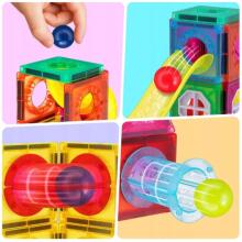 WOOPIE Magnetic Construction Blocks 3D Educational Set Marble Run 42 pcs