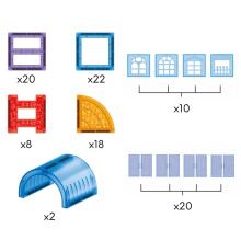 WOOPIE Magnetic Construction Blocks 3D Educational Set Castle 100pcs