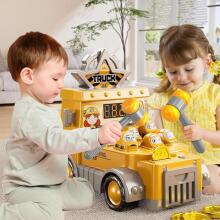 WOOPIE Dexterity Game Hit the Hammer Construction Site with Accessories