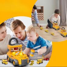 WOOPIE Dexterity Game Hit the Hammer Construction Site with Accessories