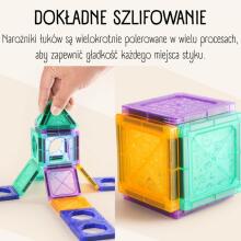 WOOPIE Magnetic Construction Blocks 3D Educational Set Castle Vehicles 110 pcs