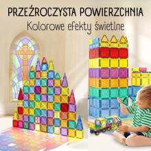 WOOPIE Magnetic Construction Blocks 3D Educational Set Castle Vehicles 110 pcs