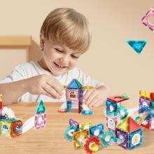 WOOPIE Magnetic Construction Blocks 3D Educational Set Marble Run 126 pcs