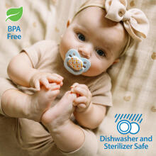 DR.BROWN’S Options+ bottle set with wide neck for newborns, blue