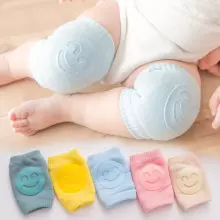 Mini Baby Knee Pads Art.257585 Light Grey Crawling knee pads