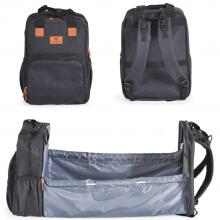 Mini Baby Diaper Bag Liana  Art.257777 Black backpack for stroller