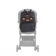 Mini Baby Diaper Bag Liana  Art.257777 Black backpack for stroller