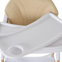 Mini Baby High Chair Almond Art.257796 Beige barošanas krēsls