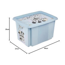 Box with lid 30L Karolina &amp;quot;Mickey Mouse&amp;quot; 45x35x27cm blue