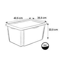 Box with lid 24L Karolina &amp;quot;Mickey Mouse&amp;quot; 42.5x35.5x22.5cm blue