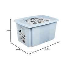 Box with lid 45L Karolina &amp;quot;Mickey Mouse&amp;quot; 55.5x40x30cm blue