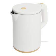 Cordless Electric Travel Kettle 1500W 1.2L Rotating Base White