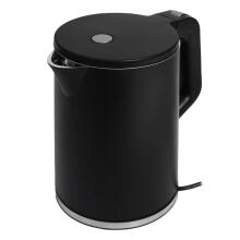 Cordless Electric Travel Kettle 1500W 1.2L Rotating Base Black
