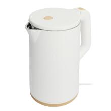 Cordless Electric Travel Kettle 1500W 1.7L Rotating Base White